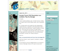 Tablet Screenshot of ludology.org